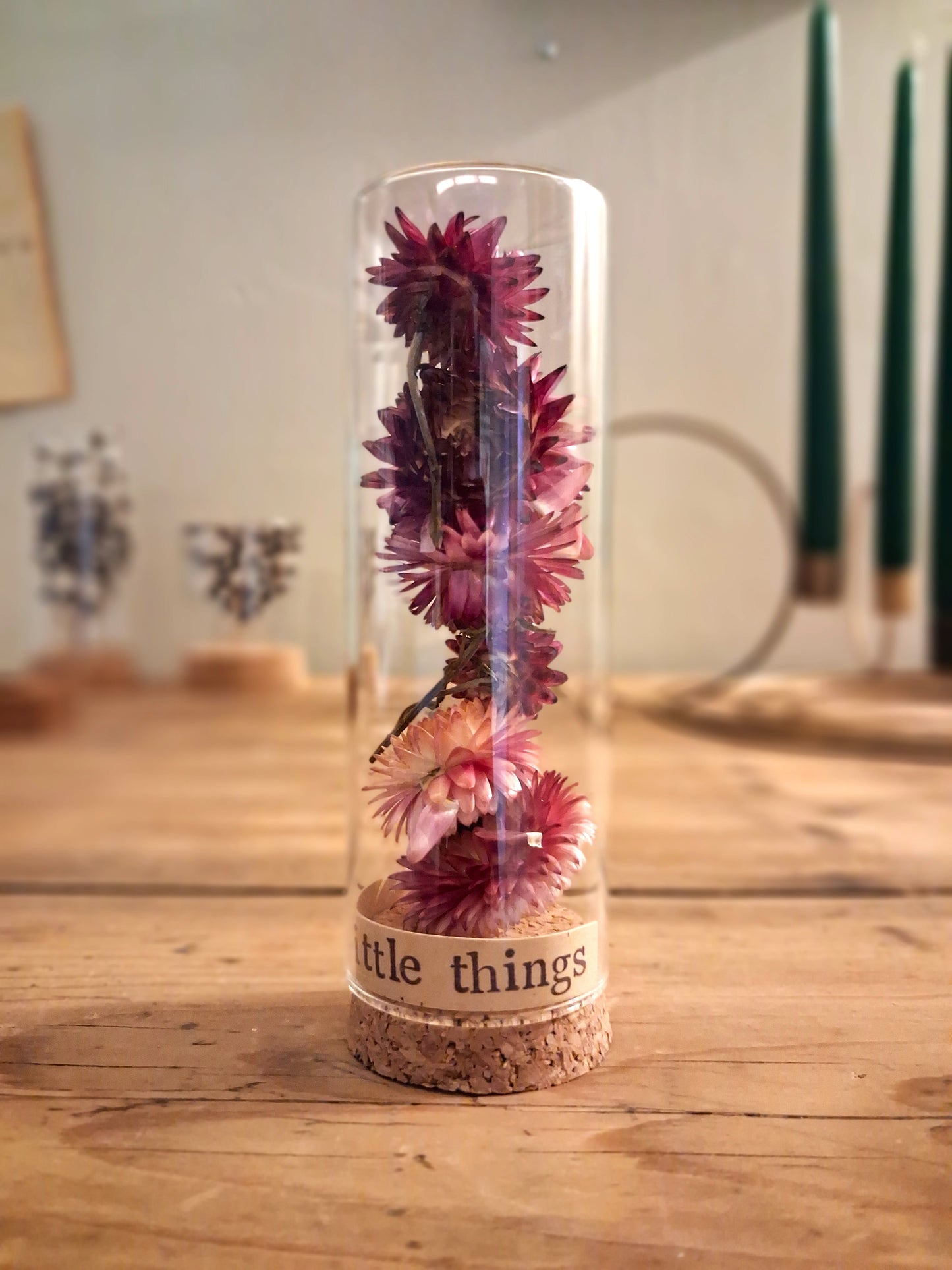 Messaggio Sottovetro "Enjoy the little things"