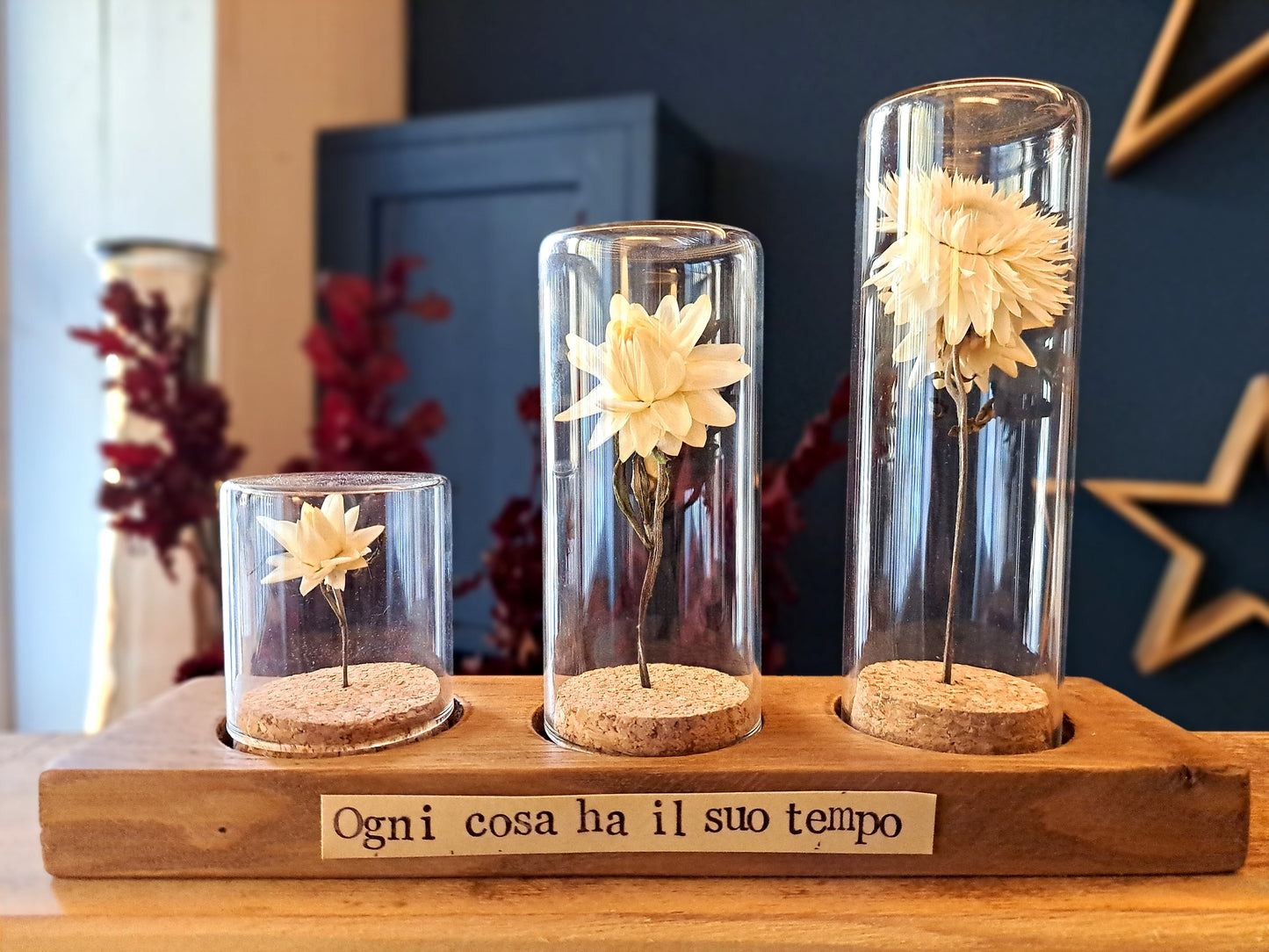 Messaggio Sottovetro "Ogni cosa ha il suo tempo" (Tripla)